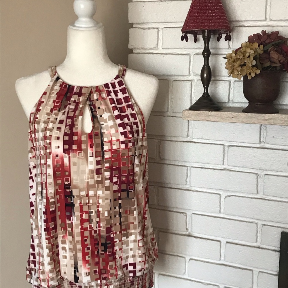 NWT, White House Black Market High Neck Top